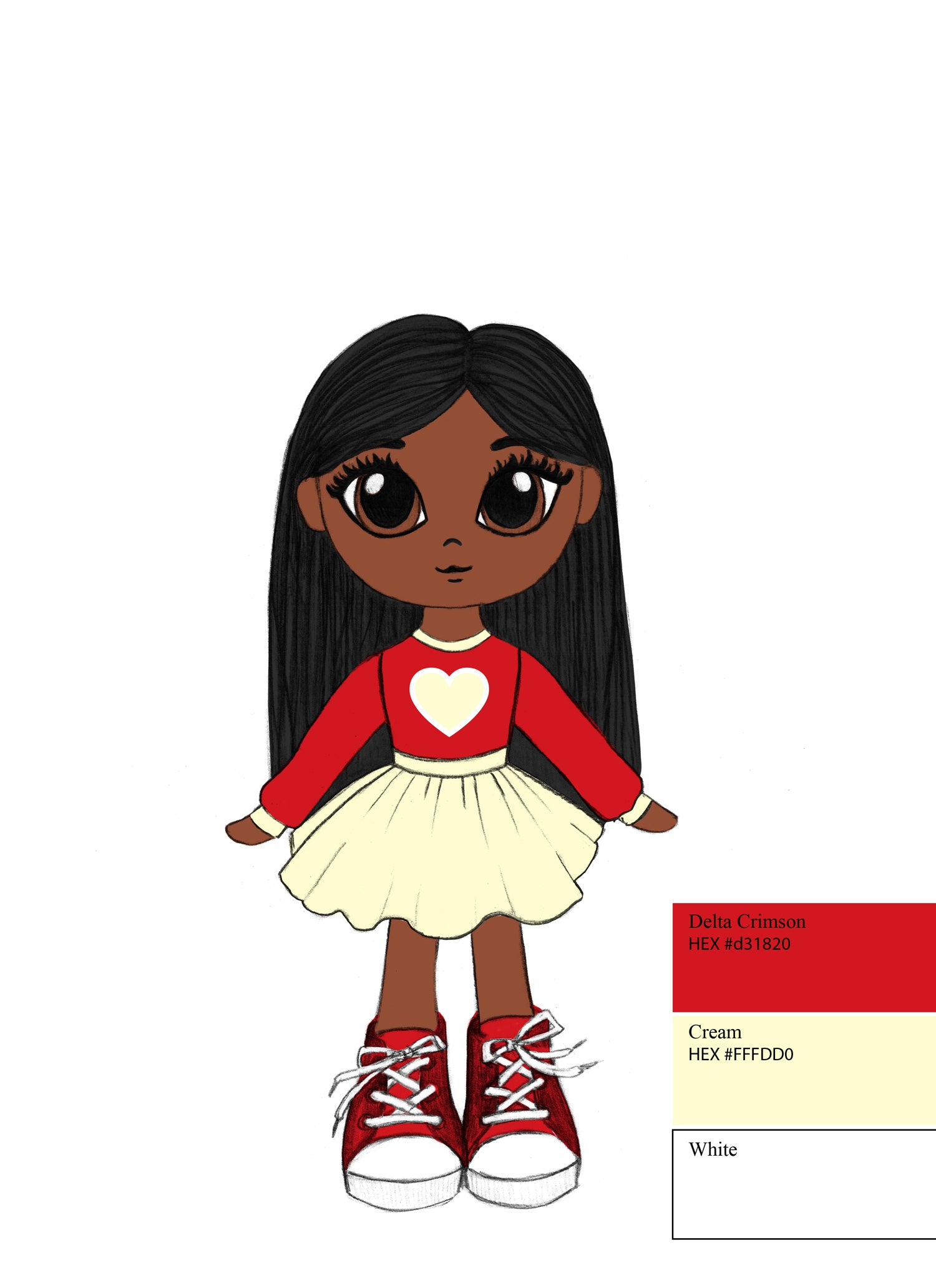 Crimson Heart Diva 16" - Chloe Doll