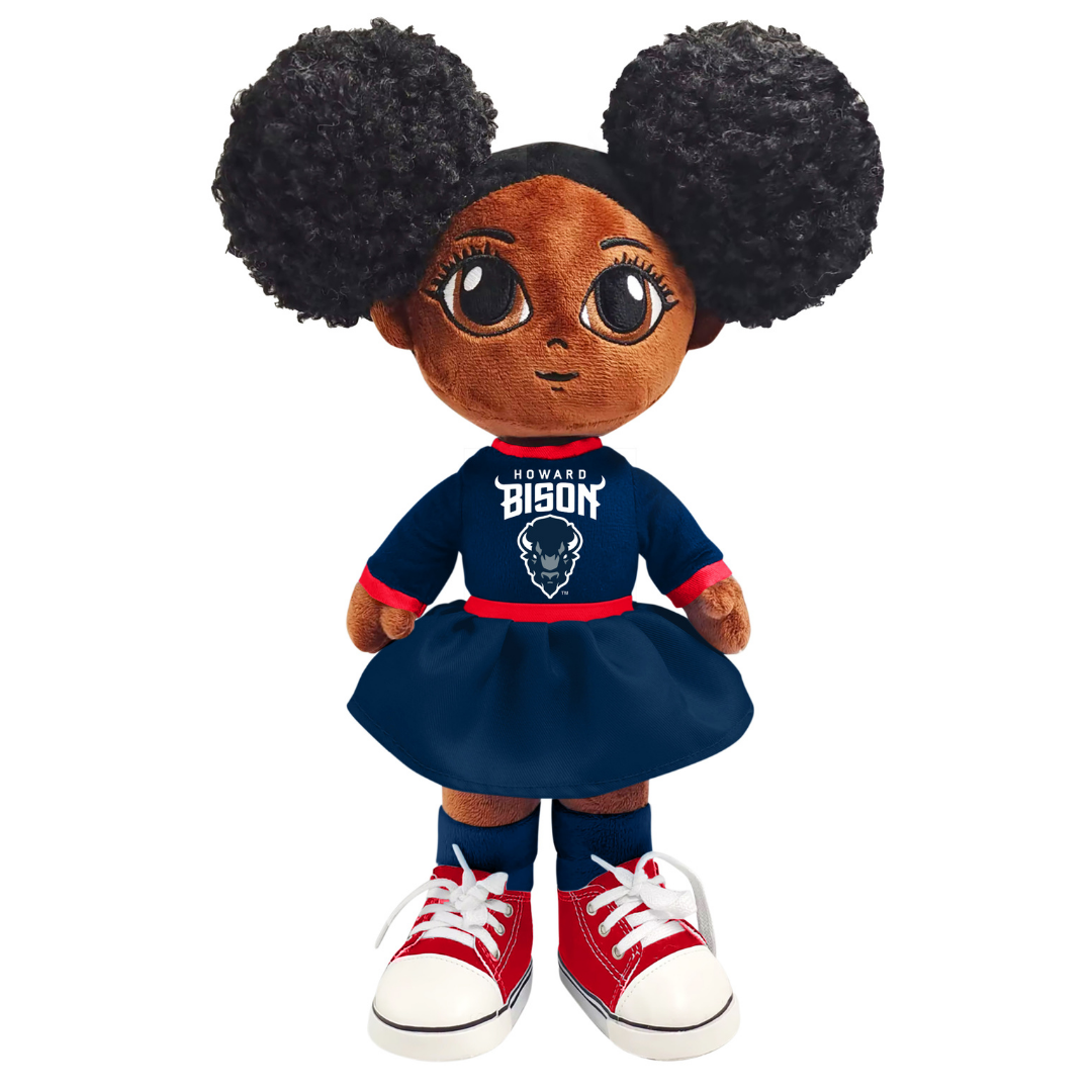 Howard University Bison Logo 16" - Amari Doll