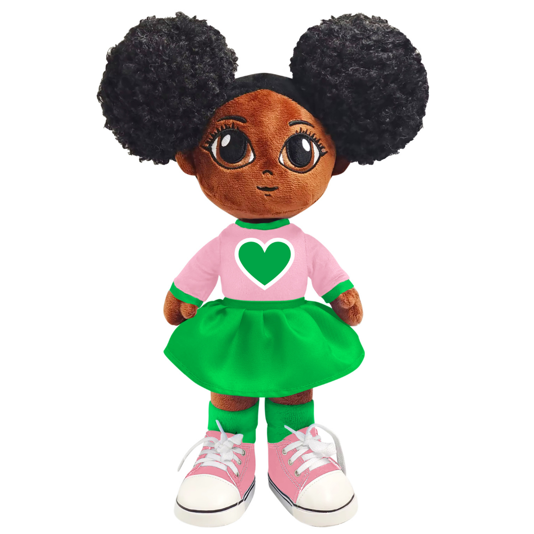 Apple Green Heart Diva 16" - Amari Doll