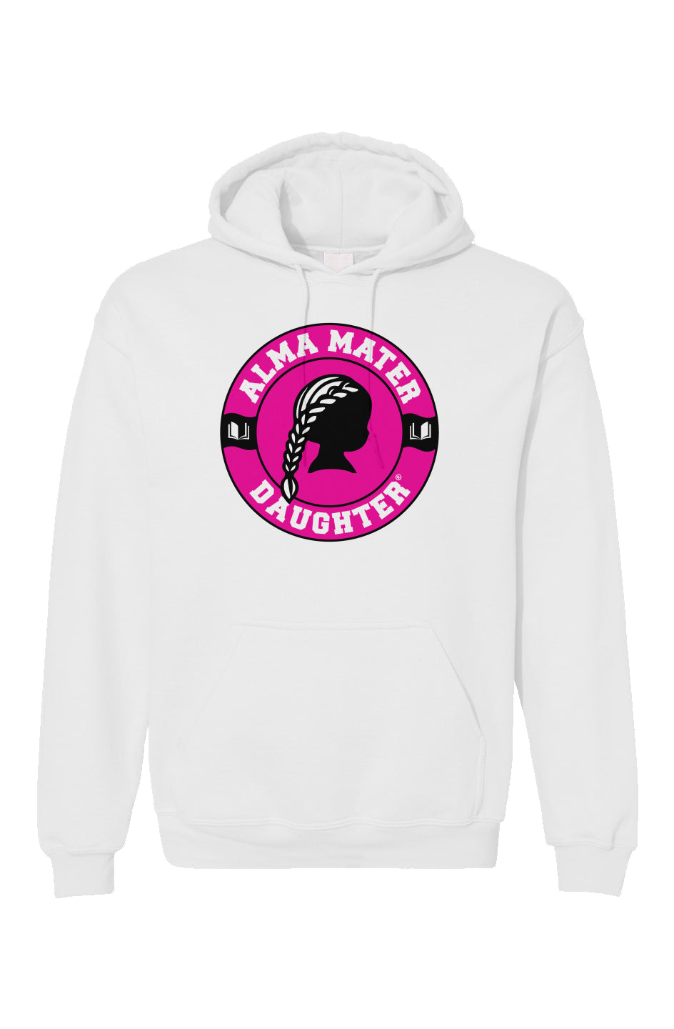 Legacy Adult Hoodie - Dark Pink Logo