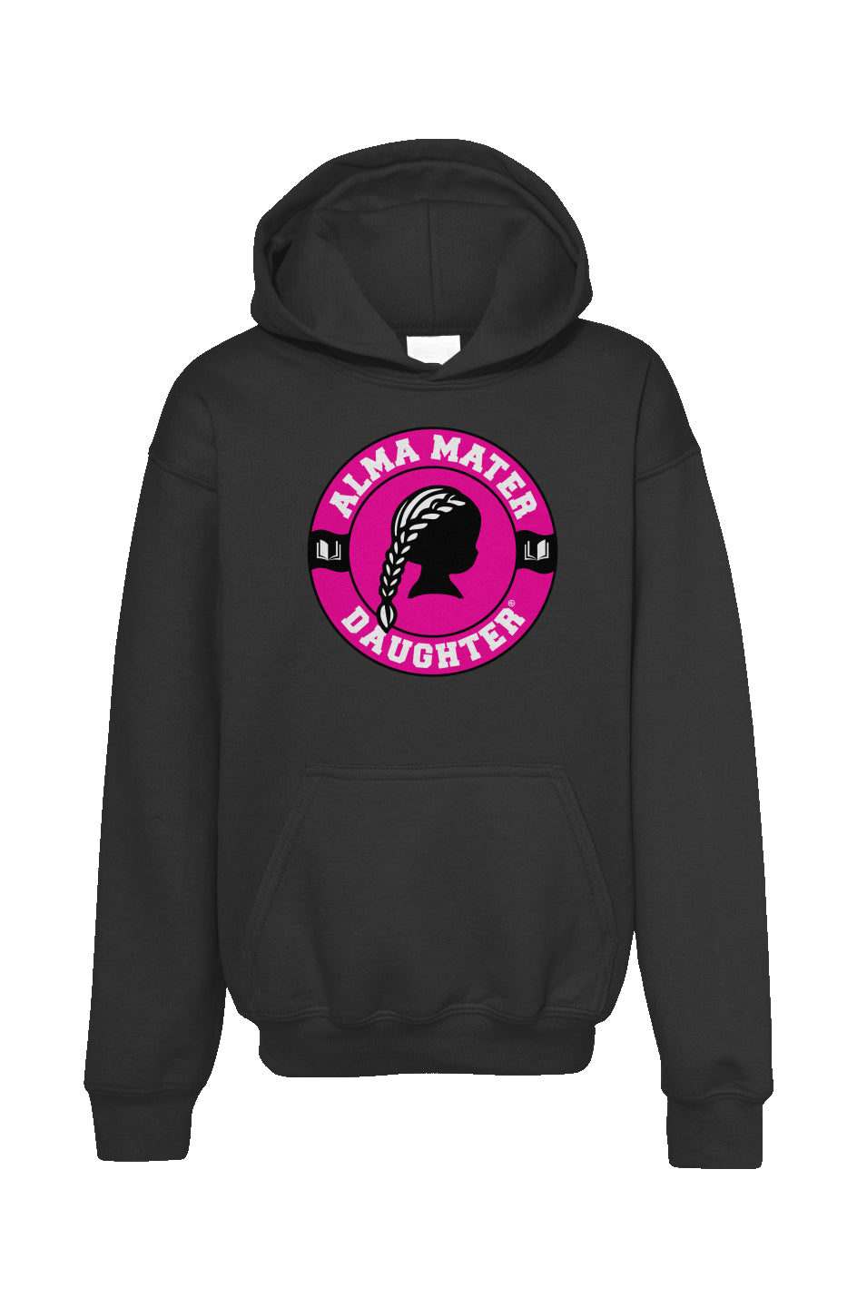 Future Legacy Youth Hoodie - Dark Pink Logo