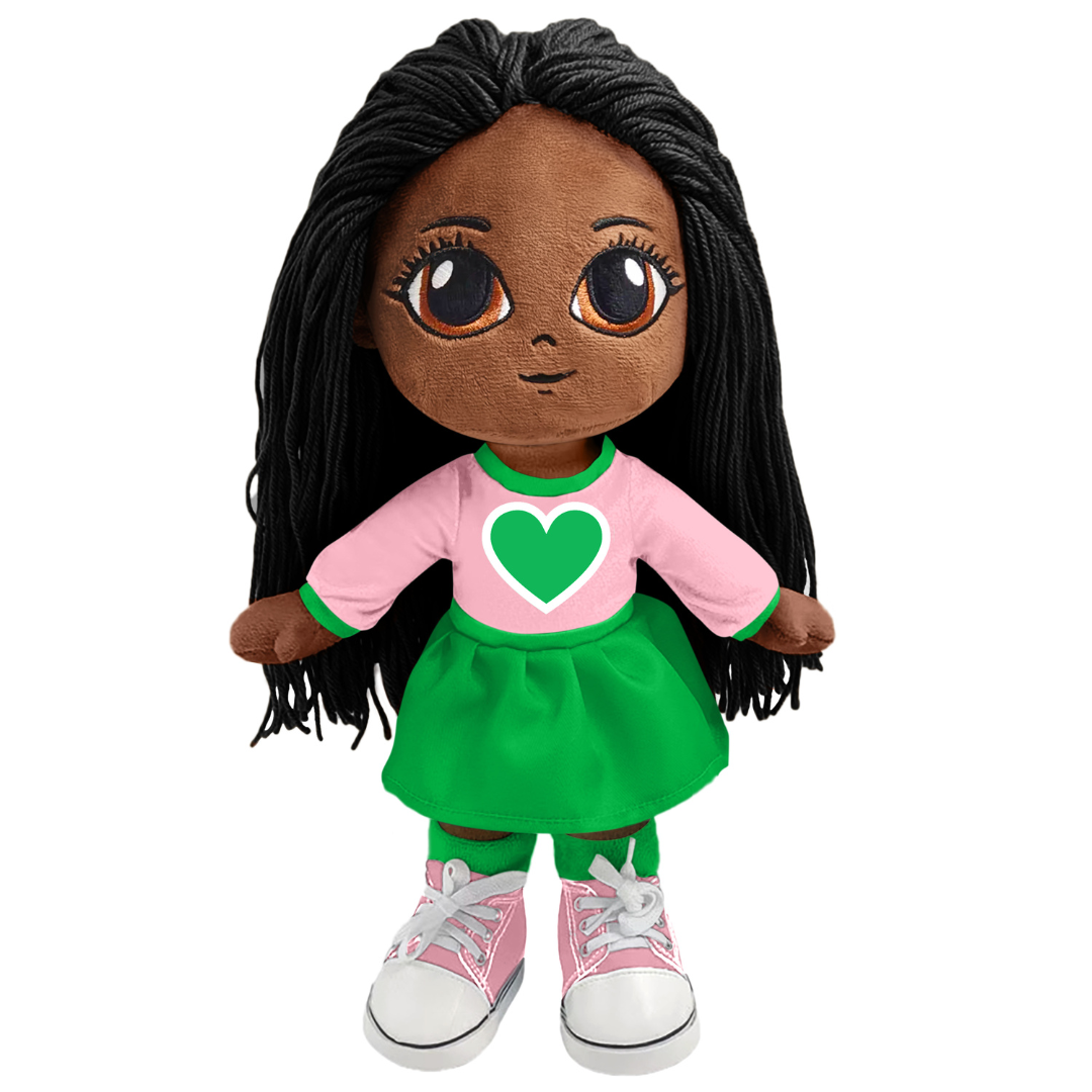 Apple Green Heart Dorm Diva 16" - Chloe Doll