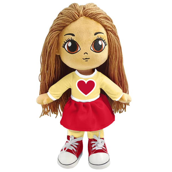 Cardinal Heart School Jewel 16" - Riley Doll