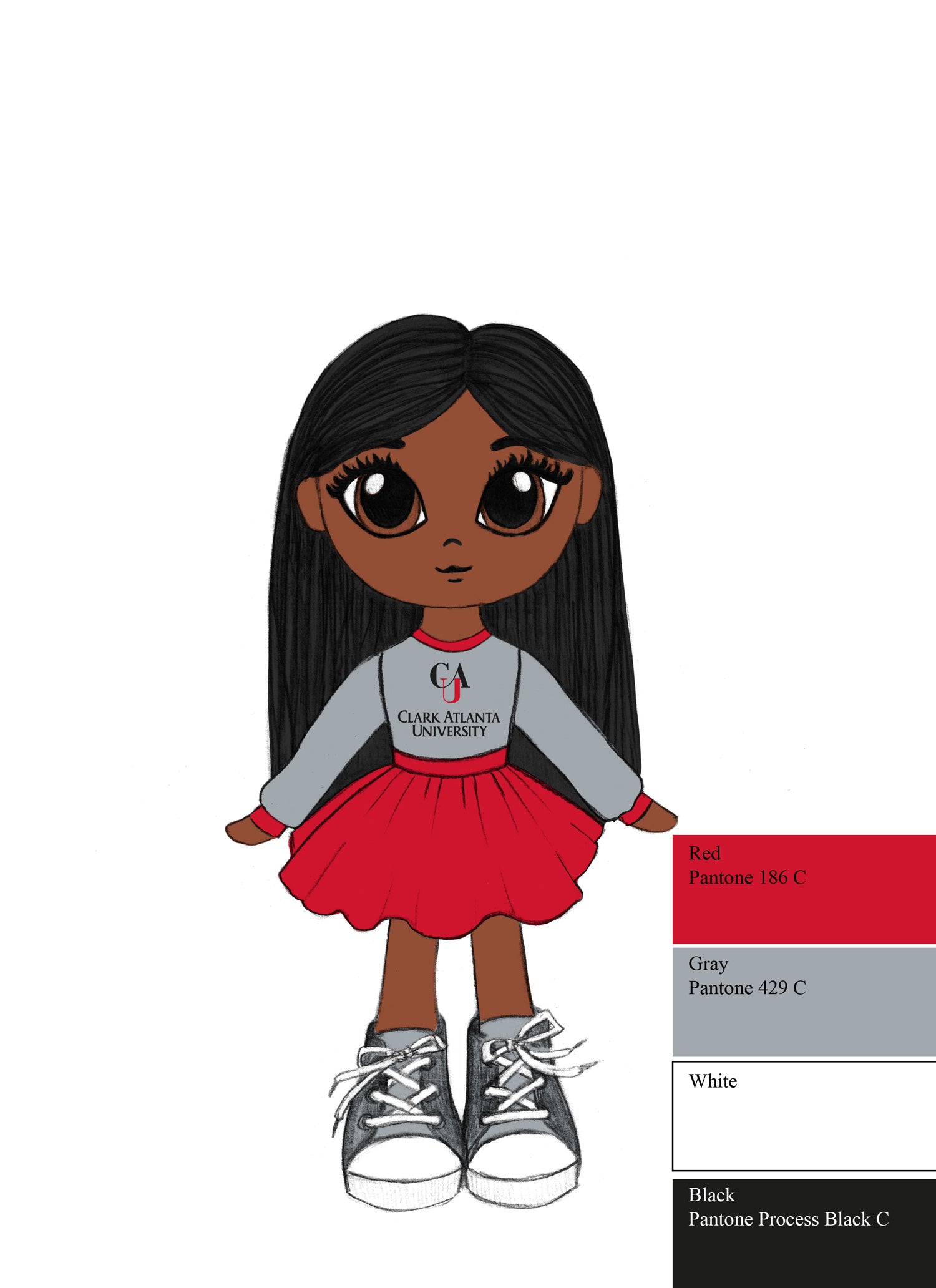 Clark Atlanta University 16" - Chloe Doll