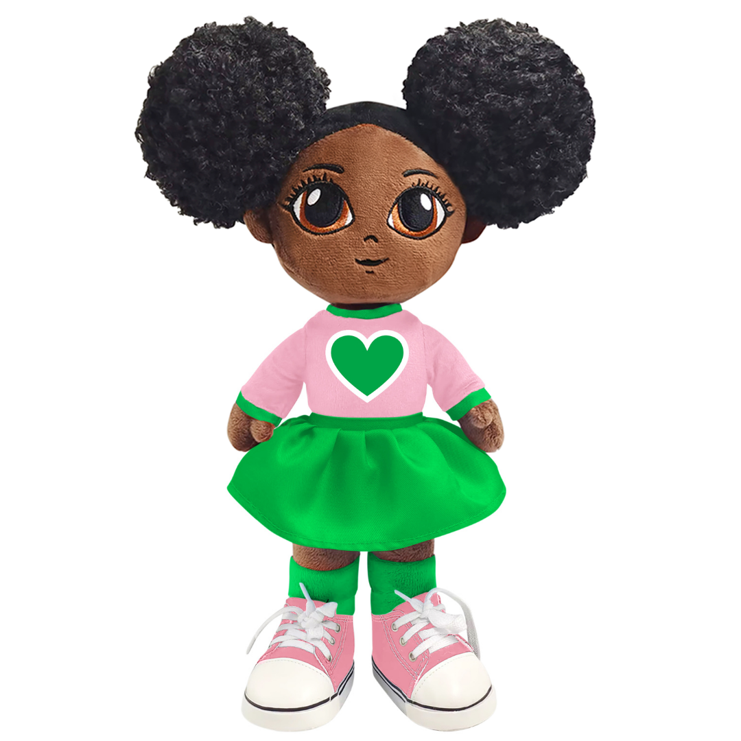 Apple Green Heart Diva 16" - Amari Doll