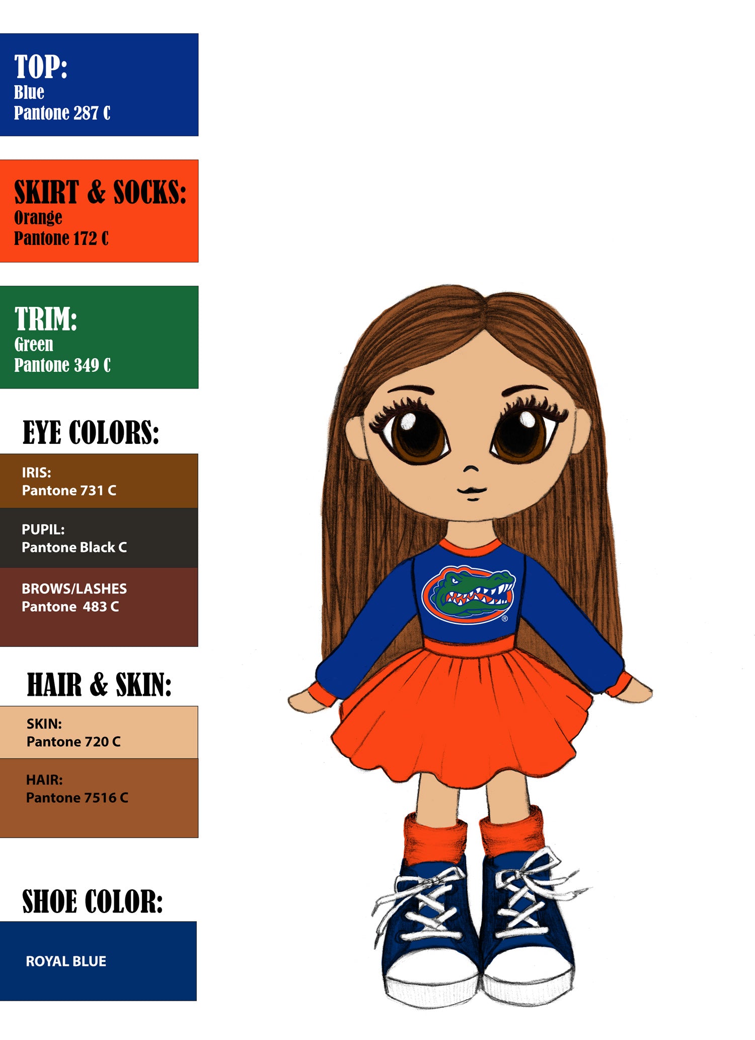 University of Florida 16" - Riley Doll