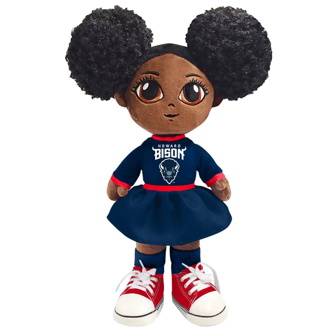 Howard University Bison Logo 16" - Amari Doll