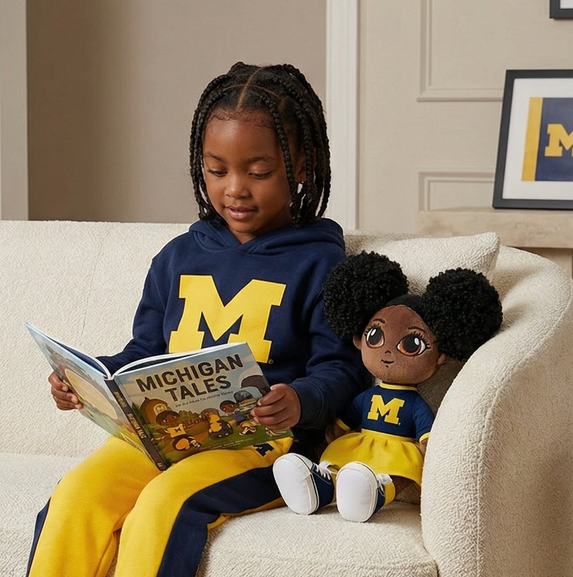 University of Michigan 16" - Amari Doll