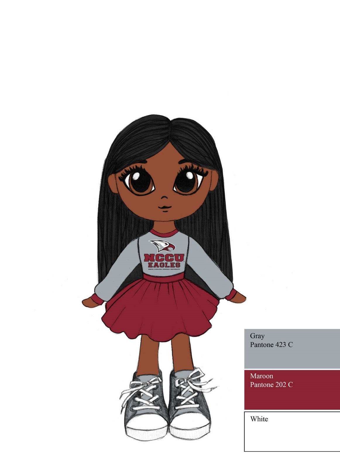 North Carolina Central University 16" - Chloe Doll